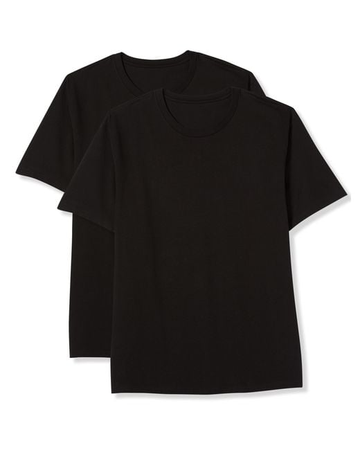 Essentials Black Big & Tall 2-Pk Tees for men