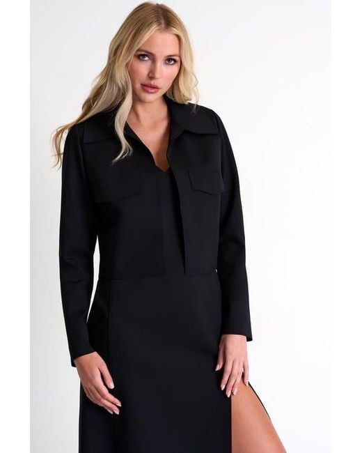 Shan Black Contemporary Cropped Jacket