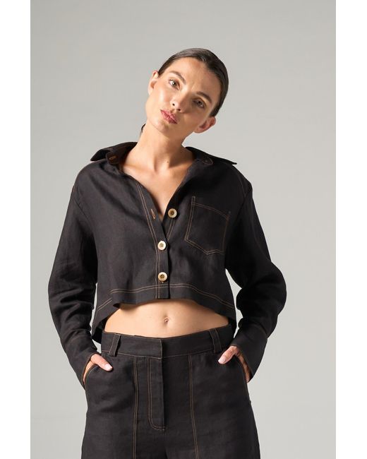 JBQ Black Caleb Top