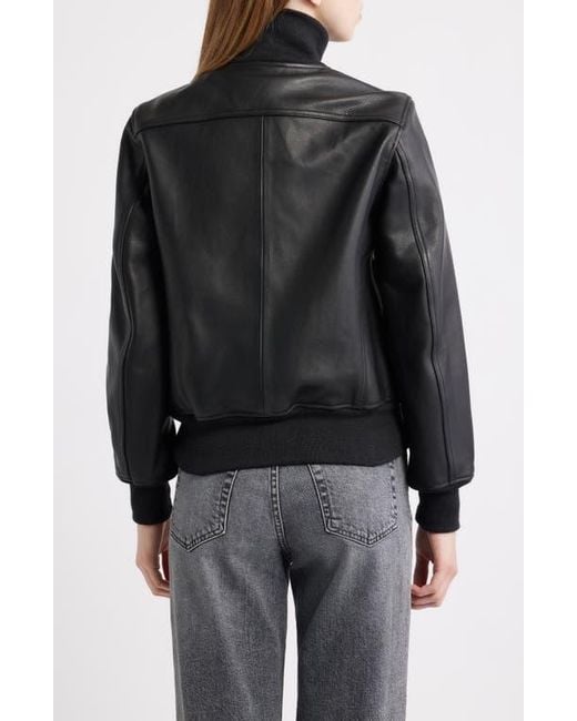 Schott Nyc Black Leather Flight Jacket