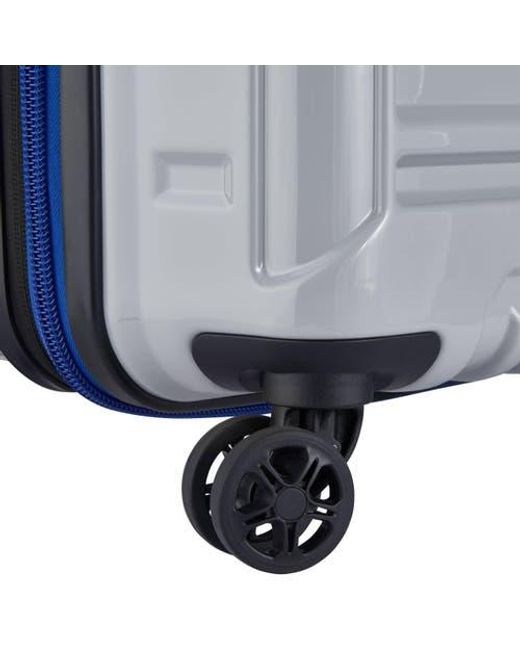 Delsey Paris Blue Rempart Carry-On Hardside Expandable Luggage With Spinner Wheels