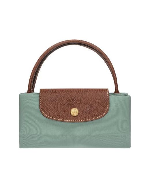 Longchamp Blue Small Le Pliage Original Top Handle Bag