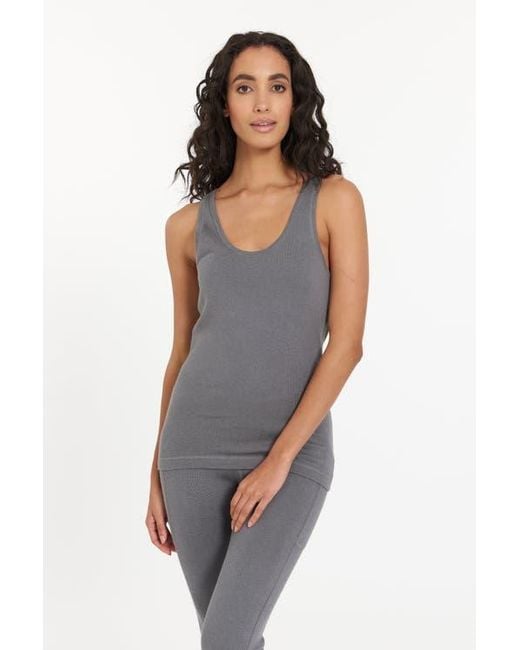 LEIMERE Gray Tucson Tank