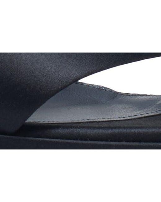 Alexander McQueen Blue Jewel Platform Sandal