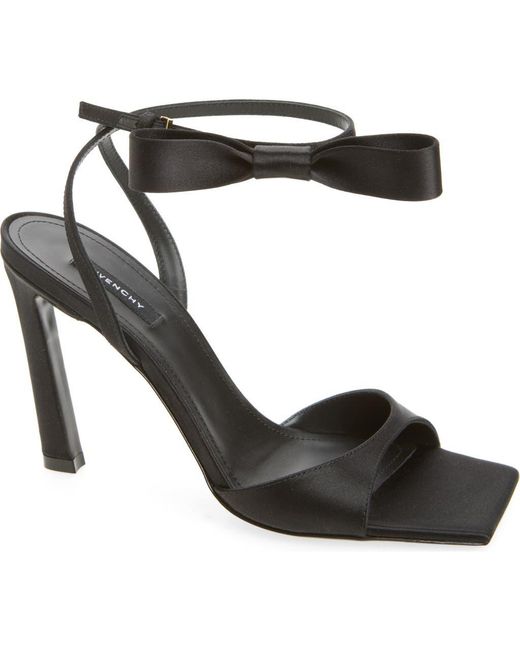 Givenchy Black Naked Bow Sandal