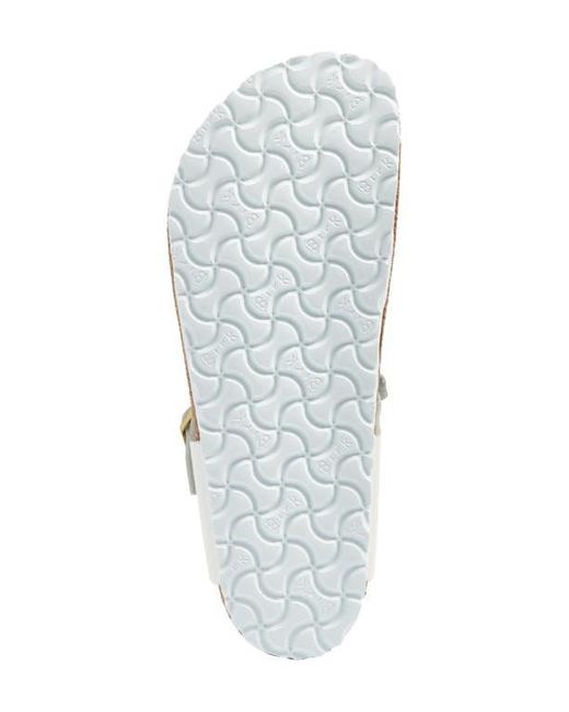 Birkenstock White Gizeh Flower Flip Flop