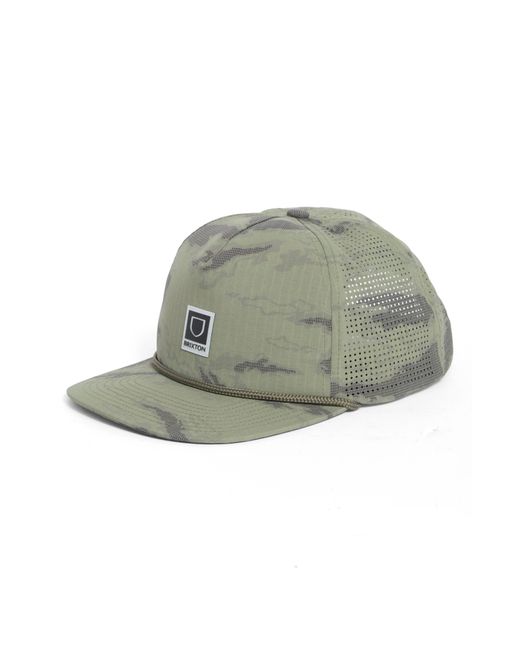 Brixton Green Journey Mp Performance Snapback Hat for men