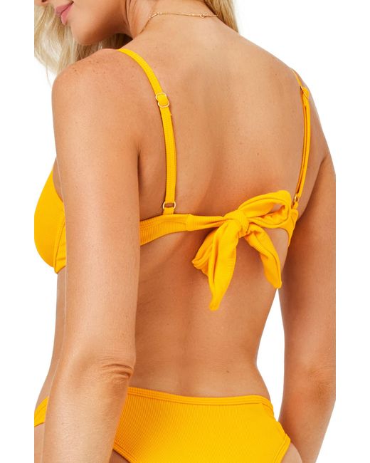 L*Space Yellow Hunter Underwire Bikini Top