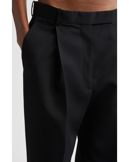 Tom Ford Black Pleated Wool Pants