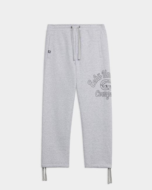 Ecko' Unltd White First String Joggers for men