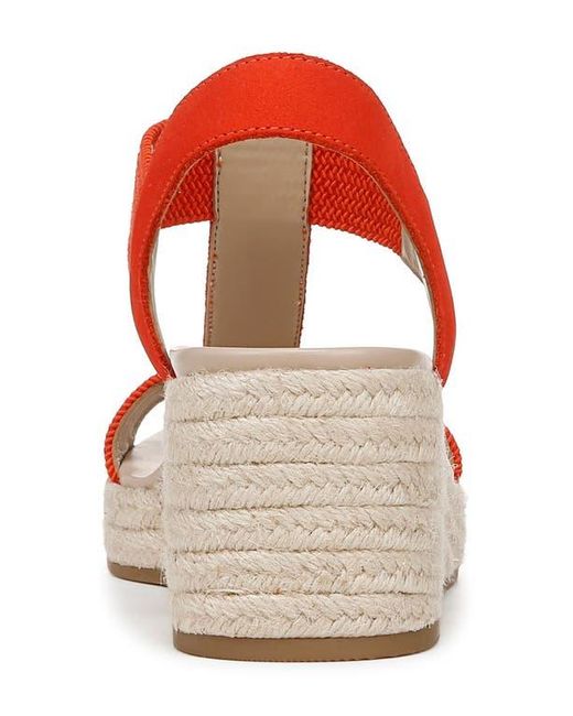 Vionic Red Calera Espadrille Wedge Sandal