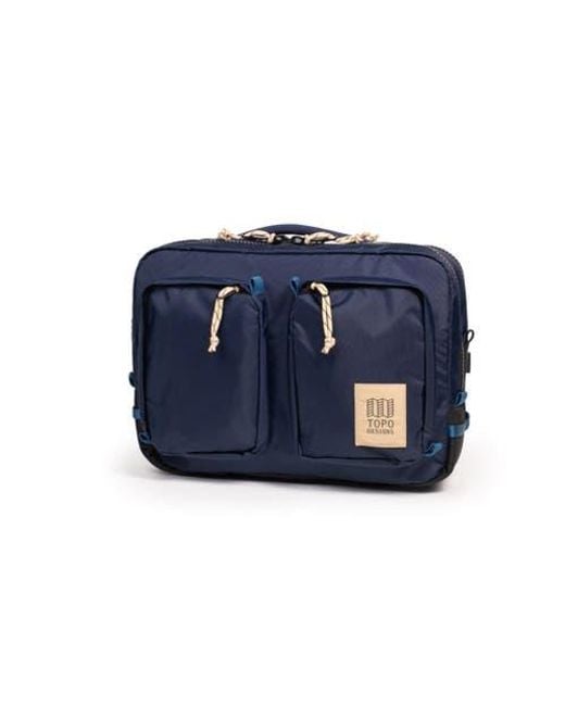 Topo Blue Global Briefcase for men