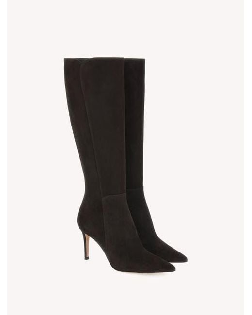 Gianvito Rossi Black Levy Boot