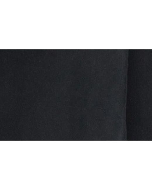 Mango Black Collared Midi Wrap Dress