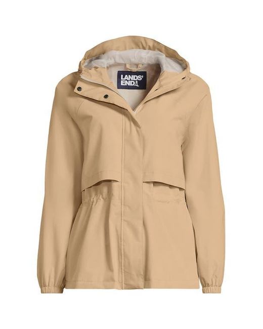 Lands' End Blue Squall Packable Rain Jacket
