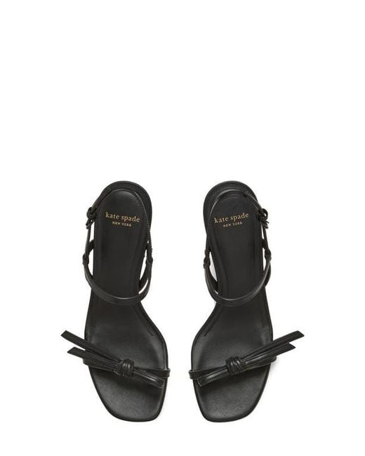 Kate Spade White Loop Slingback Sandal