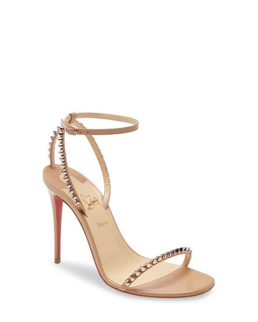 Christian Louboutin Natural So Me Studded Sandal