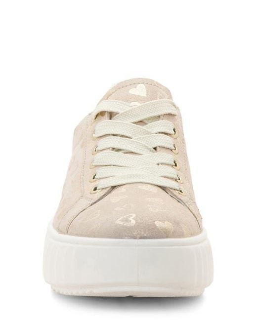 Ara White Mikky Platform Sneaker