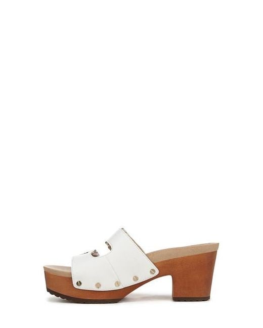 Dr. Scholls White Original Vibe Platform Slide Sandal
