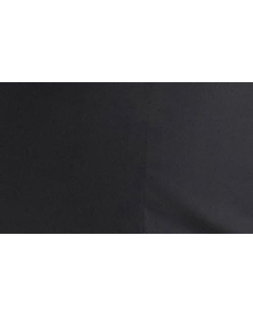 Steve Madden Black Bordeaux Off The Shoulder Stretch Cotton Minidress
