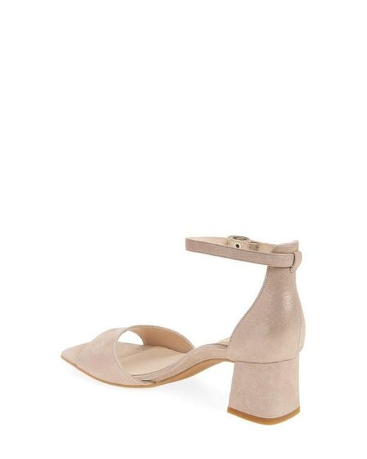 Paul Green Metallic Barbee Ankle Strap Sandal