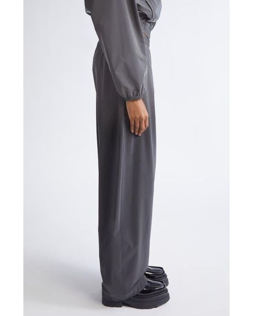 Alexander Wang Gray Gradient Reflective Track Pants