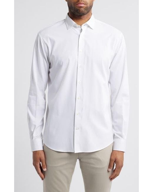 Johnnie-o White Travis Button-Down Shirt for men