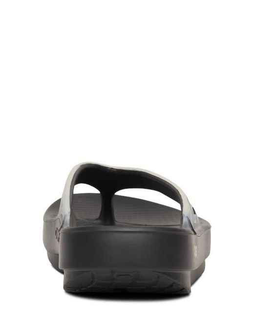 OOFOS Black Ooriginal Flip Flop for men