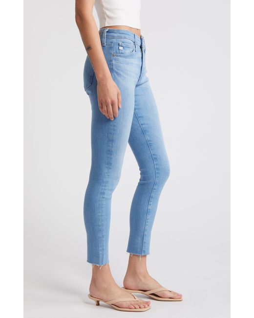 AG Jeans Blue Farrah High Waist Ankle Skinny Jeans