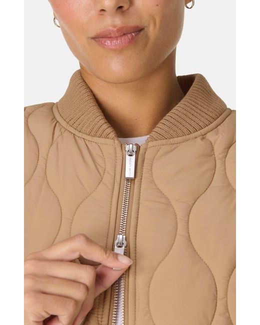 Sweaty Betty Natural On The Move Quilted Jacket