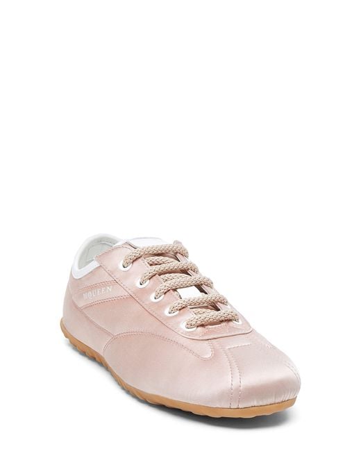 McQueen Pink Boxe Silk Blend Sneaker
