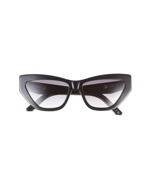 Dior Brown C B6I 56Mm Gradient Cat Eye Sunglasses