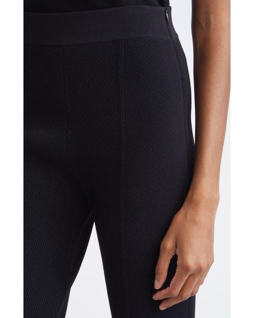 St. John Black Venezia Knit Pants