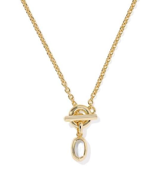 Kendra Scott Metallic Mini Elisa Short Toggle Pendant Necklace