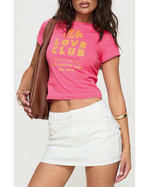 Princess Polly Pink Returna Miniskort