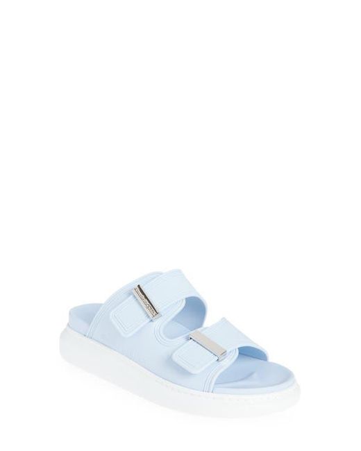 McQueen Hybrid Slide Sandal in Blue | Lyst