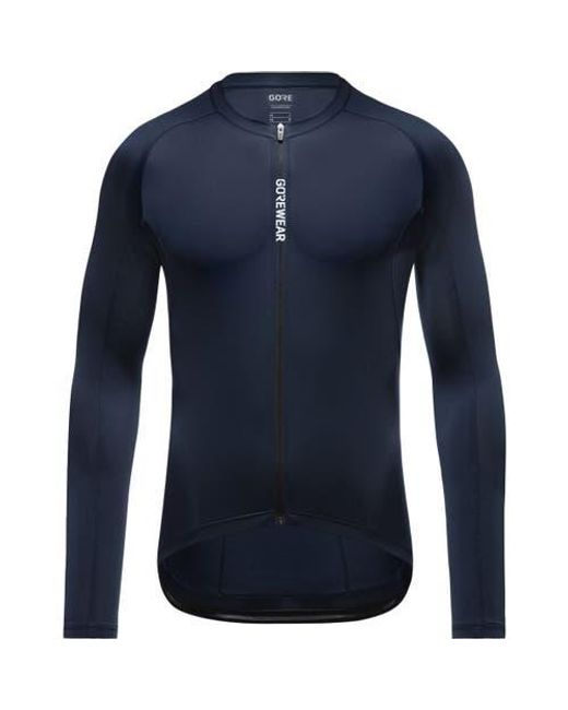Gore Wear Blue Spinshift Long-Sleeve Jersey for men