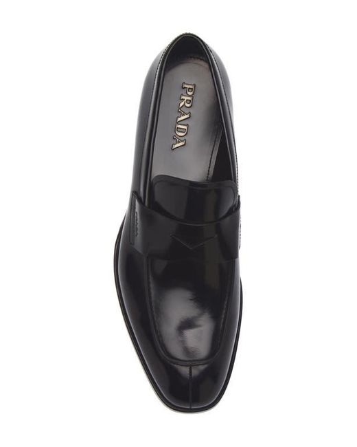 Prada Black Penny Loafer for men
