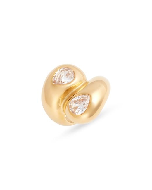 VIDAKUSH Metallic Teardrop Bubble Ring