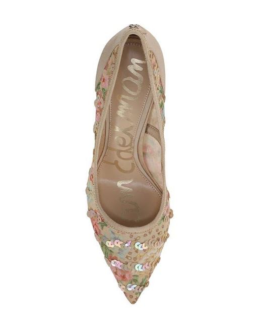 Sam Edelman Natural Hazel Pointed Toe Pump