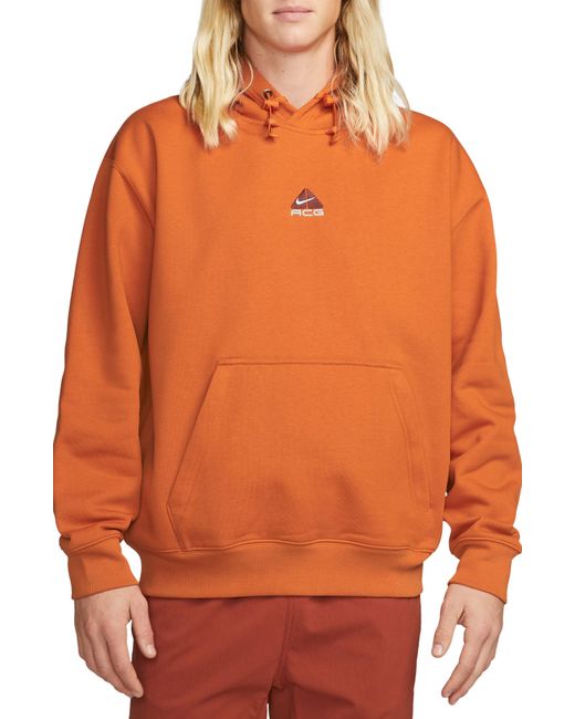 Nike acg orange hoodie shop