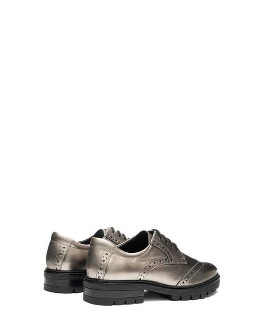 Ara Metallic Clementine Wingtip Derby