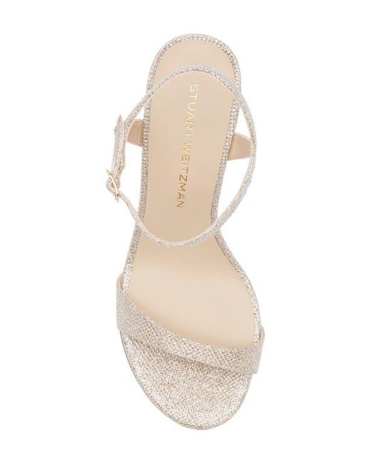 Stuart Weitzman White Babette 85 Sandal
