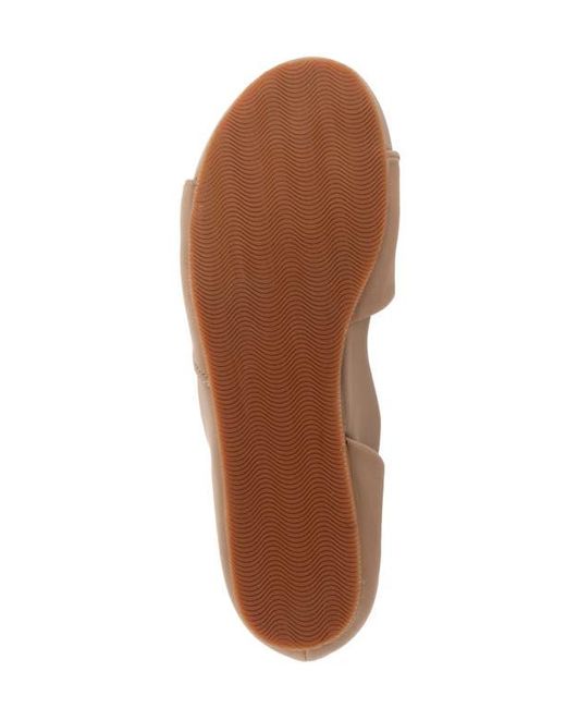Softwalk® Brown Cypress Open Toe Flat