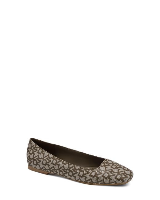 DKNY Brown Darianne Ballet Flat