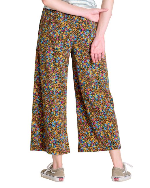 Toad & Co. Multicolor Sunkissed Performance Wide Leg Crop Pants