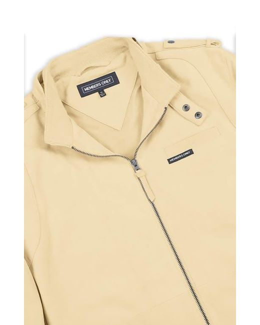 Members Only Natural Soft Suede Iconic Jacket for men