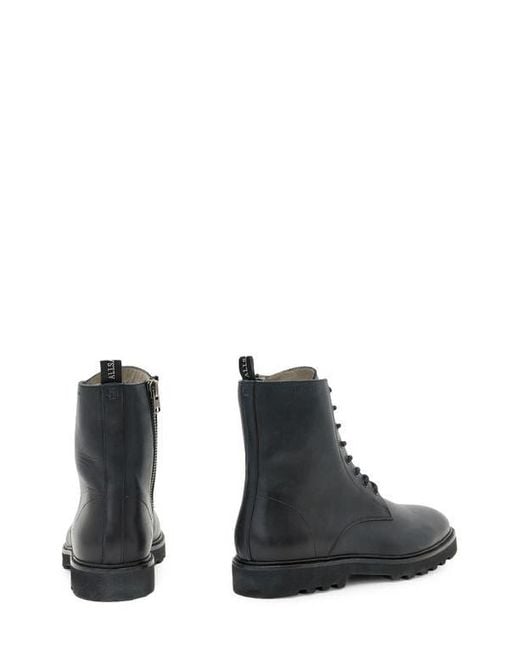 AllSaints Black Beckett Zip Boot for men