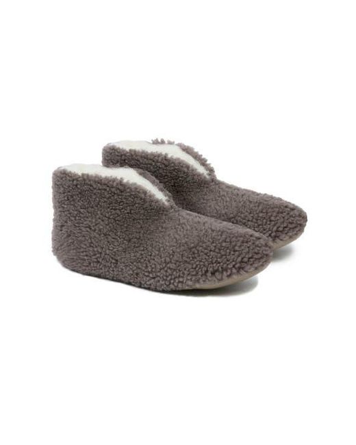 Celtic & Co. Gray Teddy Sheepskin Bootie Slipper