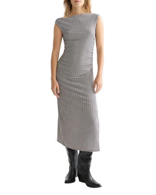 Scotch & Soda Women's Asymmetric Neck Gingham Dress